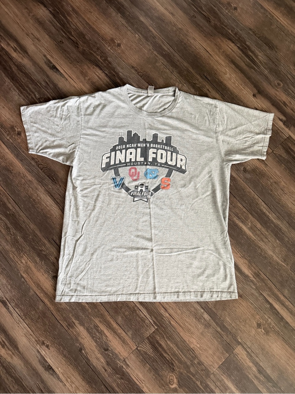 NCAA Light Gray Final Four 2016 Men's Graphic Tee